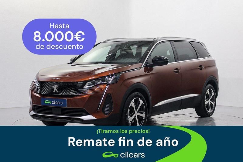 Marrón Usado 2022 Peugeot 5008 GT SUV | 22.490 € (Buen precio) - Imagen 1/4