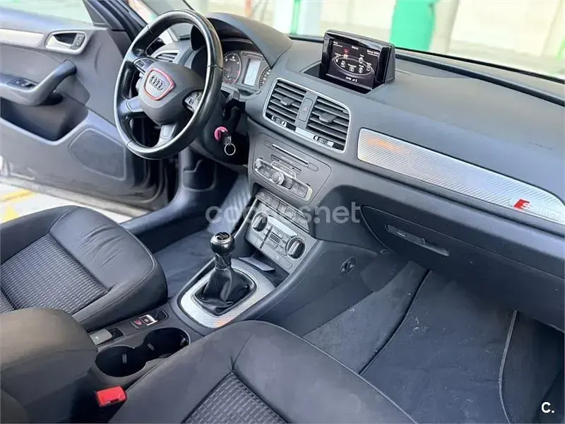 Usado Audi Q3 S-Line 150 CV (110 kW) 2017 Negro SUV