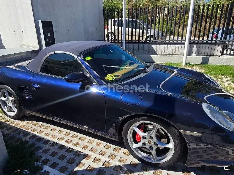 Usado Porsche Boxster S 252 CV (185 kW) 2003 Azul Descapotable