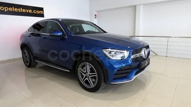 Usado Mercedes GLC300e 320 CV (235 kW) 2022 Azul SUV