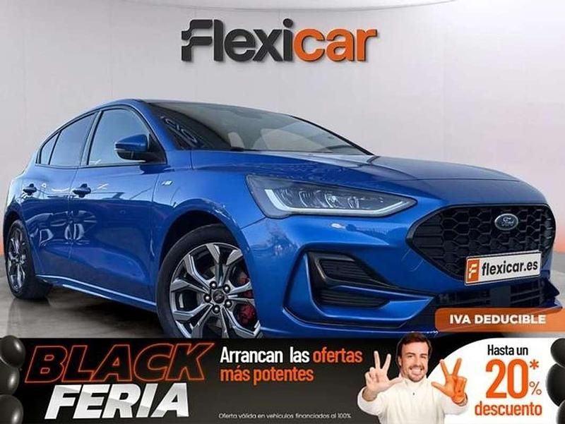 Azul Usado 2022 Ford Focus ST-Line Familiar | 15.290 € (Buen precio) - Imagen 1/4