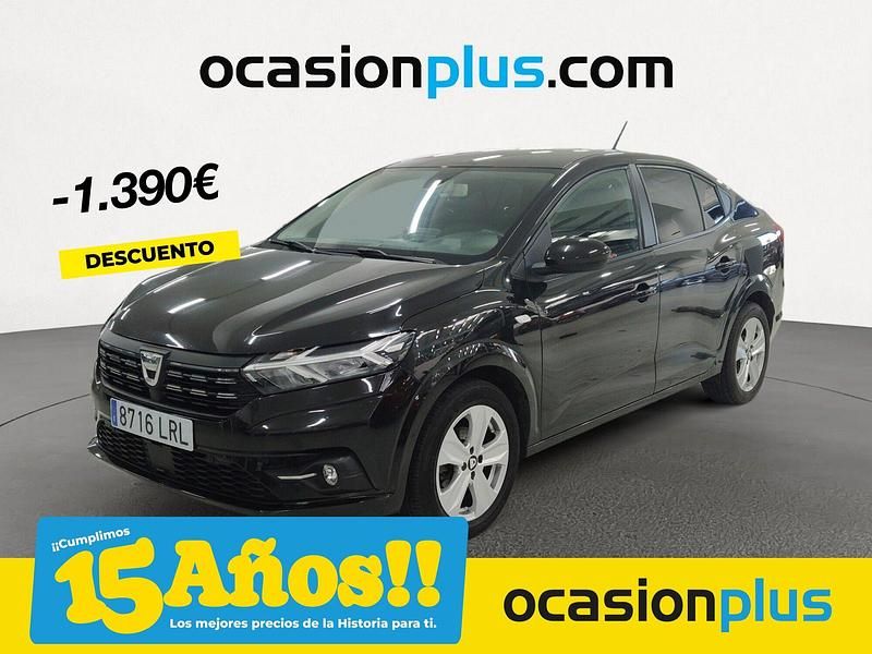 Negro Usado 2021 Dacia Logan Comfort Berlina | 15.300 € (Caro) - Imagen 1/4