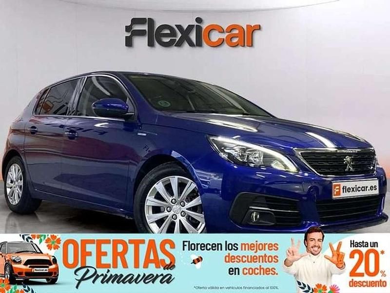 Usado Peugeot 308 Active 110 CV (80 kW) 2020 Azul Utilitario