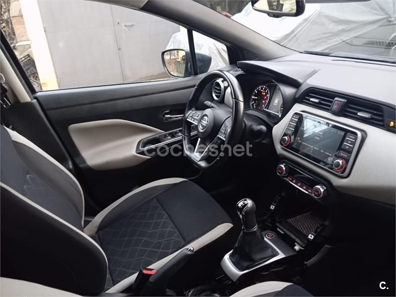 Gris / plata Usado 2019 Nissan Micra Acenta Berlina | 9700 € (Buen precio) - Imagen 1/4