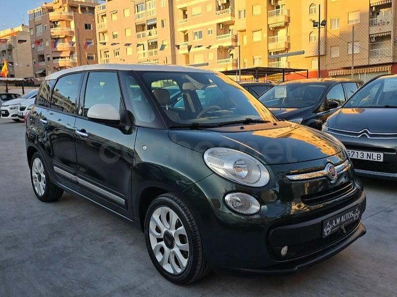 Usado Fiat 500L Lounge 120 CV (88 kW) 2014 Verde Monovolumen
