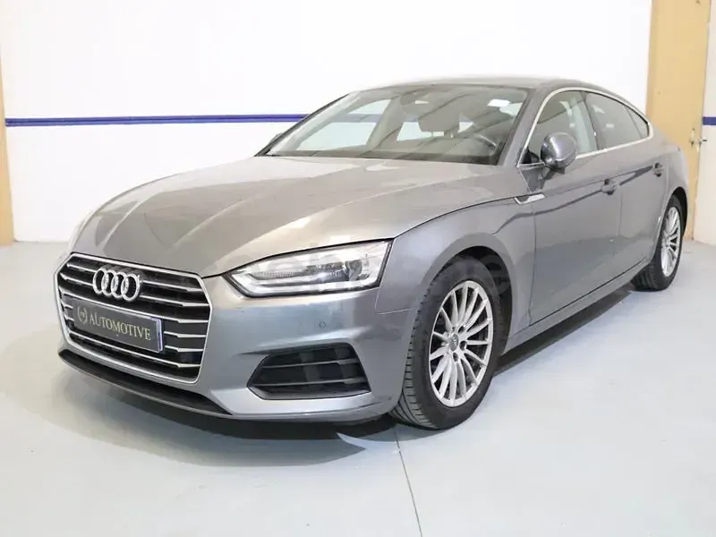 Usado Audi A5 Sportback Business 150 CV (110 kW) 2019 Gris / plata Utilitario
