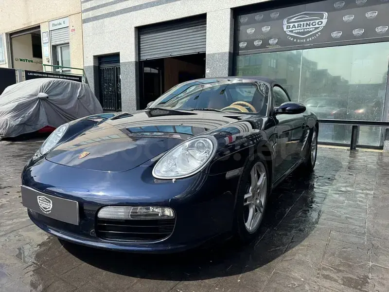 Käytetty Porsche Boxster 240 HP (176 kW) 2006 Sininen Avoauto