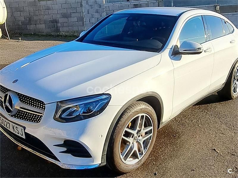 Usado Mercedes GLC250 211 CV (155 kW) 2018 Blanco Coupe