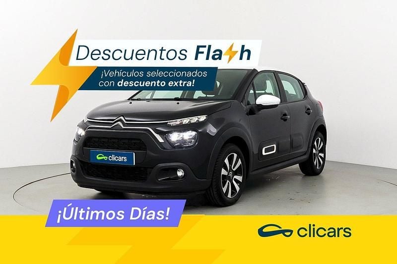Negro Usado 2022 Citroën C3 Feel Utilitario | 10.990 € (Precio justo) - Imagen 1/4