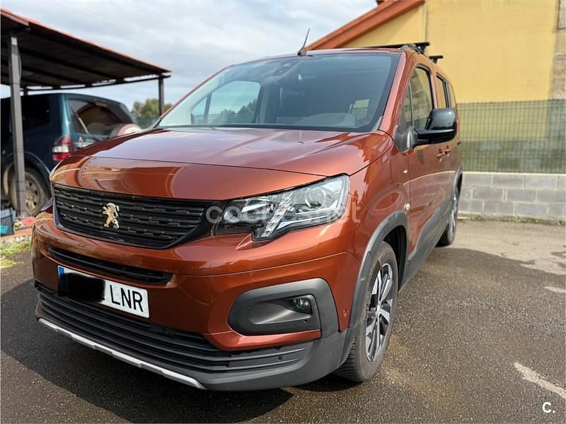 Marrón Usado 2021 Peugeot Rifter GT-line Monovolumen | 19.500 € (Precio justo) - Imagen 1/4