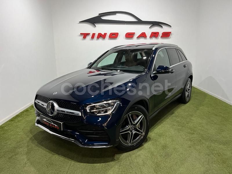 Azul Usado 2021 Mercedes GLC220 SUV | 39.990 € (Precio justo) - Imagen 1/4