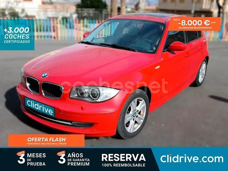 Rojo Usado 2008 BMW 118 Utilitario | 5890 € (Buen precio) - Imagen 1/4