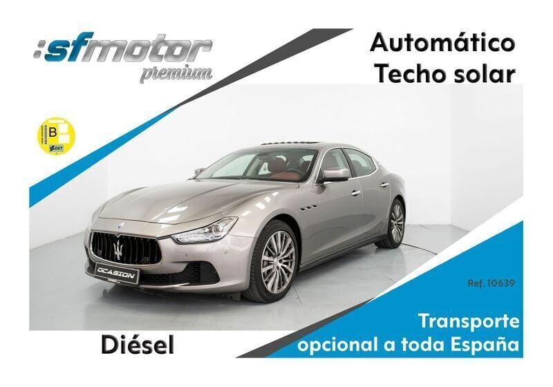 Gris Usado 2014 Maserati Ghibli Coupe | 32.900 € (Precio justo) - Imagen 1/4