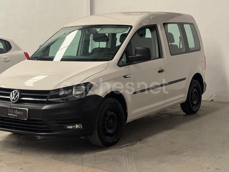 Blanco Usado 2018 VW Caddy Trendline Monovolumen | 11.999 € (Super precio) - Imagen 1/4