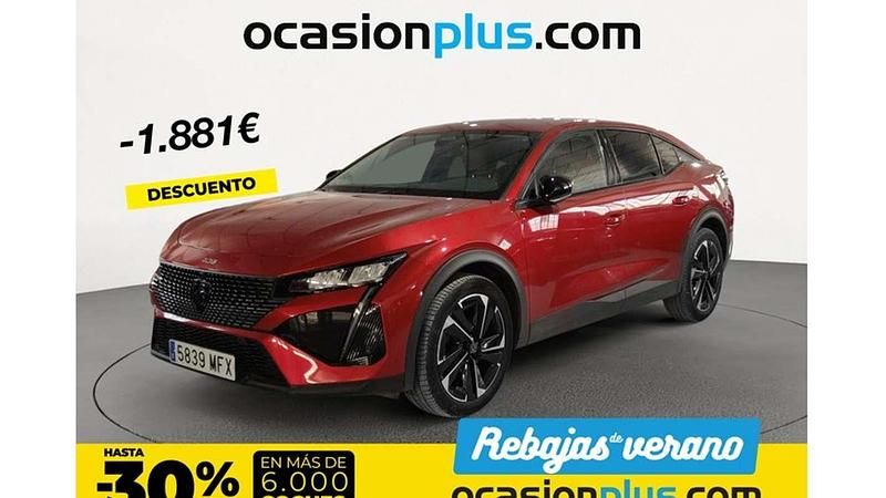 Rojo Usado 2023 Peugeot 408 Allure Berlina | 18.819 € (Super precio) - Imagen 1/4