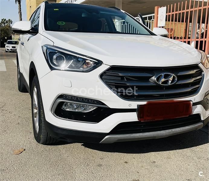 Blanco Usado 2018 Hyundai Santa Fe SUV | 20.000 € (Super precio) - Imagen 1/4