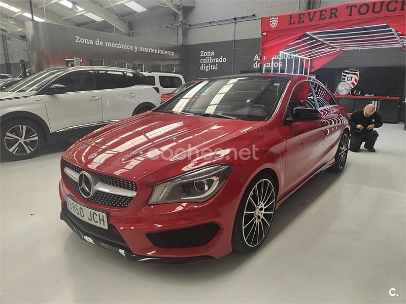 Usado Mercedes CLA200 AMG line 136 CV (100 kW) 2015 Rojo Berlina