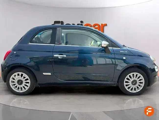 Usado Fiat 500C Dolcevita 71 CV (52 kW) 2021 Azul Descapotable