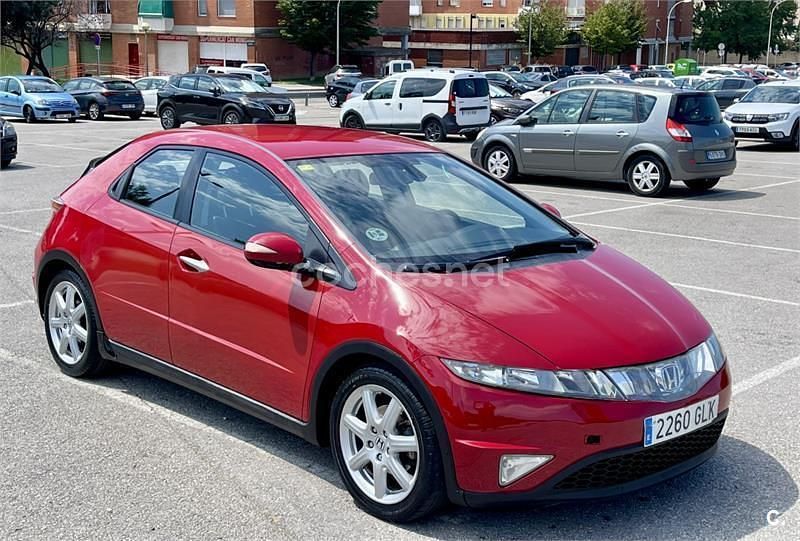 Rojo Usado 2009 Honda Civic Sport Berlina | 3200 € (Super precio) - Imagen 1/4