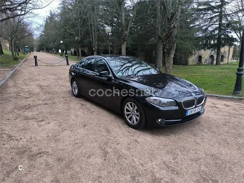 Usado BMW 523 Efficient Dynamics 190 CV (139 kW) 2010 Negro Berlina