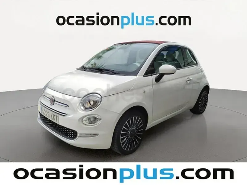 Usado Fiat 500C Lounge 69 CV (50 kW) 2018 Blanco Descapotable