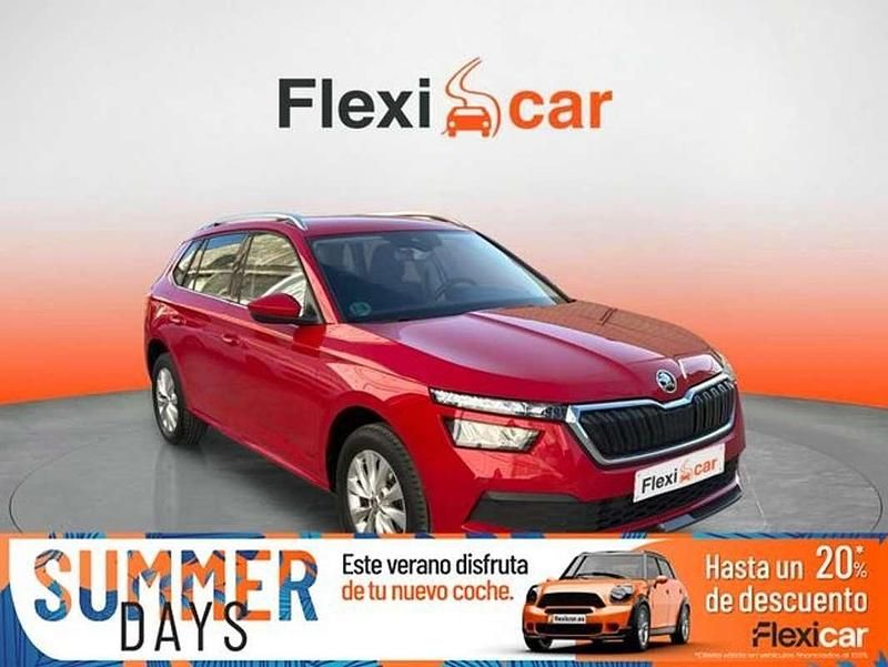 Rojo Usado 2021 Skoda Kamiq Ambition SUV | 14.190 € (Super precio) - Imagen 1/4