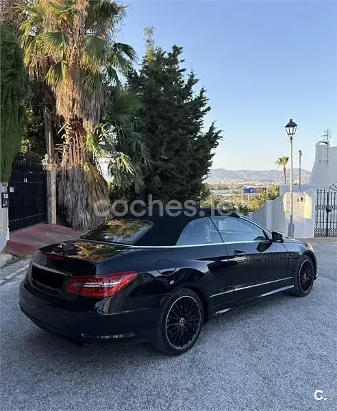 Usado Mercedes E350 Elegance 231 CV (169 kW) 2012 Negro Descapotable