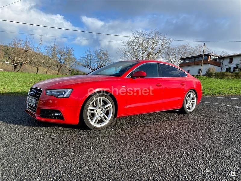 Usado Audi A5 Sportback S-Line 245 CV (180 kW) 2012 Rojo Utilitario