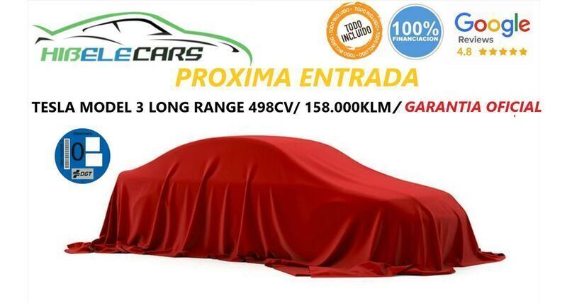 Negro Usado 2023 Tesla Model 3 Long Range Berlina | 27.900 € (Precio justo) - Imagen 1/2