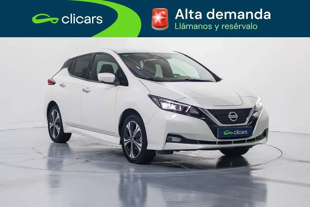 Usado Nissan Leaf Tekna 160 kW (218 CV) 2021 Blanco Utilitario