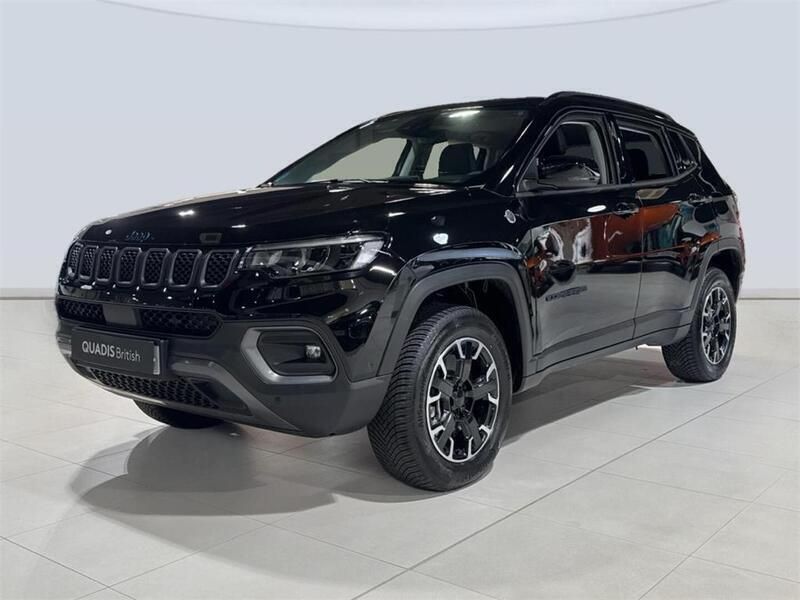 Negro Usado 2024 Jeep Compass Trailhawk SUV | 27.900 € (Precio justo) - Imagen 1/4