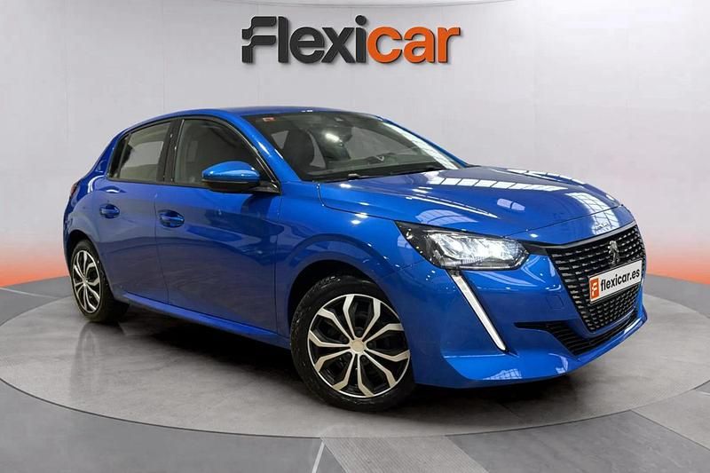 Azul Usado 2020 Peugeot 208 Active Utilitario | 9990 € (Precio justo) - Imagen 1/4