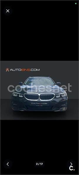 Usado BMW 320e 190 CV (139 kW) 2020 Negro Familiar