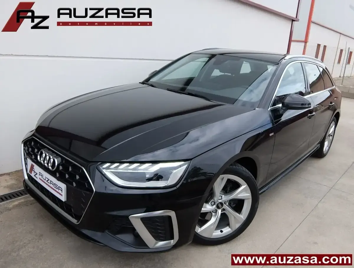 Usado Audi A4 S-Line 163 CV (119 kW) 2022 Negro Familiar