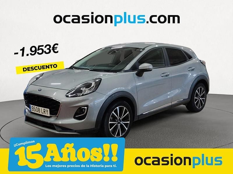 Gris Usado 2021 Ford Puma Gen-E Titanium Recogida | 18.190 € (Precio justo) - Imagen 1/4