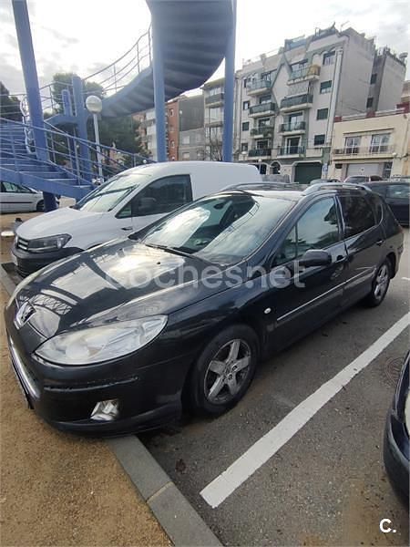 Usado Peugeot 407 136 CV (100 kW) 2006 Negro Familiar
