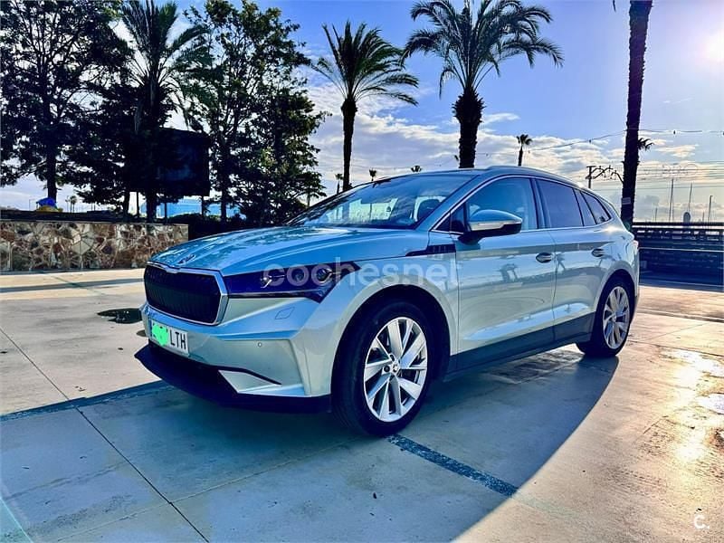 Eléctrico Usado 2021 Skoda Enyaq iV SportLine SUV | 24.990 € (Precio justo) - Imagen 1/4