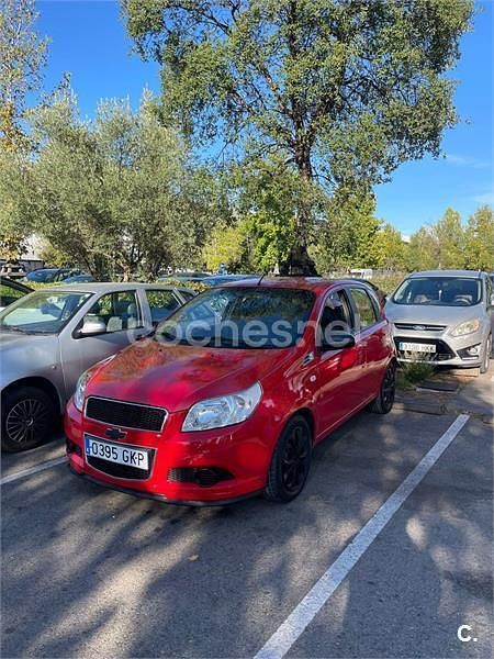 Usado Chevrolet Aveo LS 94 CV (69 kW) 2009 Rojo Berlina