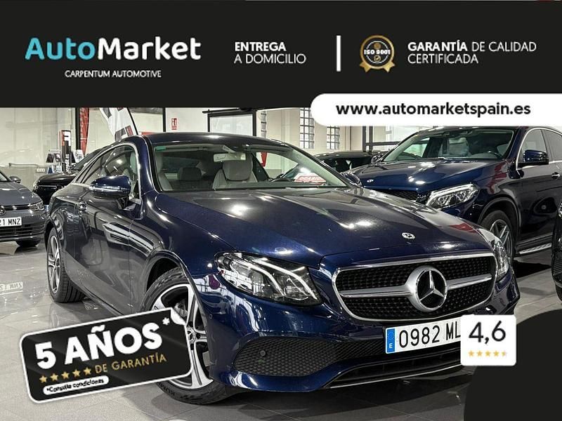 Usado Mercedes E220 194 CV (142 kW) 2019 Azul Coupe