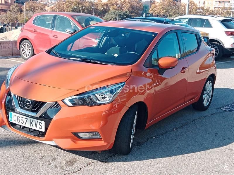 Usado Nissan Micra N-Connecta 117 CV (86 kW) 2019 Naranja Berlina