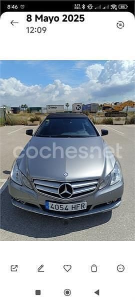 Gris / plata Usado 2012 Mercedes E350 Avantgarde Descapotable | 21.600 € (Precio justo) - Imagen 1/1
