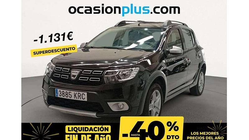 Negro Usado 2018 Dacia Sandero Essentiel Utilitario | 11.319 € (Un poco caro) - Imagen 1/4