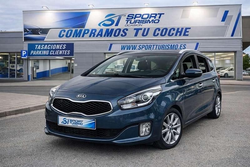 Usado Kia Carens 141 CV (103 kW) 2016 Azul Monovolumen