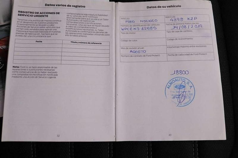 Usado Ford Mondeo Trend 120 CV (88 kW) 2019 Berlina