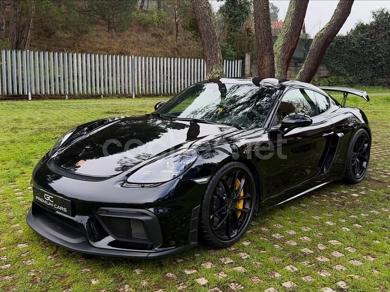 Negro Usado 2021 Porsche 718 Cayman GT4 Coupe | 129.990 € (Precio justo) - Imagen 1/4