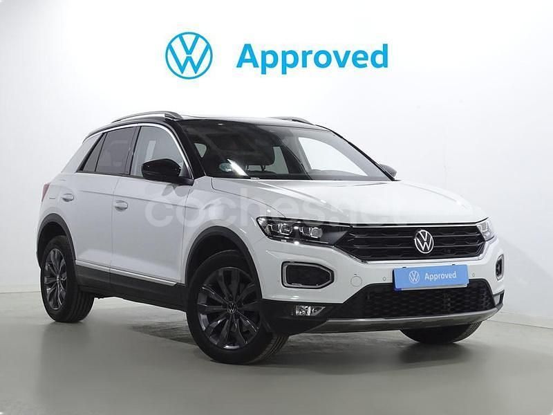 Blanco Usado 2020 VW T-Roc Sportline SUV | 24.100 € (Precio justo) - Imagen 1/4