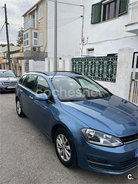 Usado VW Golf VII Sportline 105 CV (77 kW) 2014 Azul Familiar
