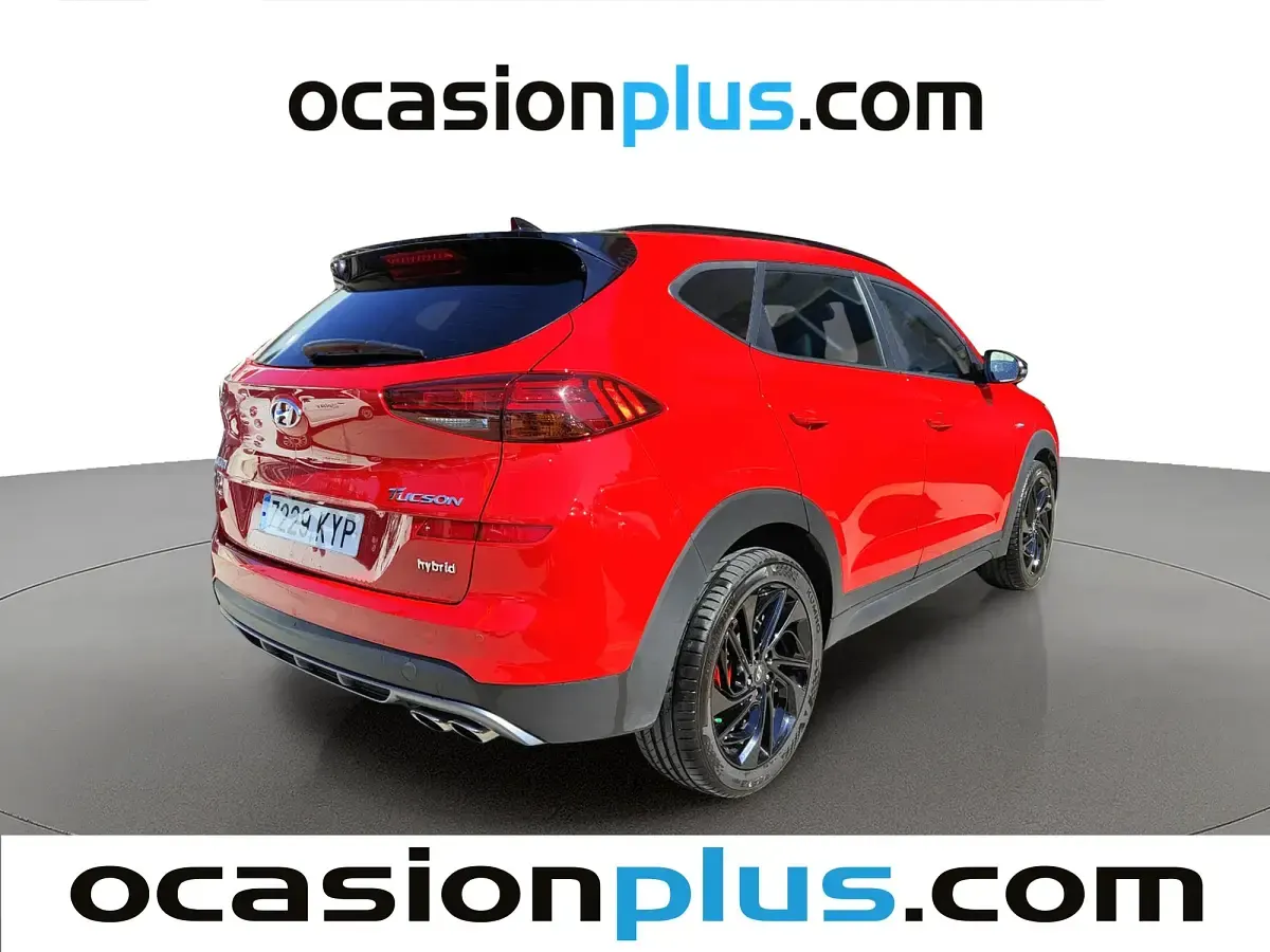 Usado Hyundai Tucson N Line 136 CV (100 kW) 2019 Rojo SUV