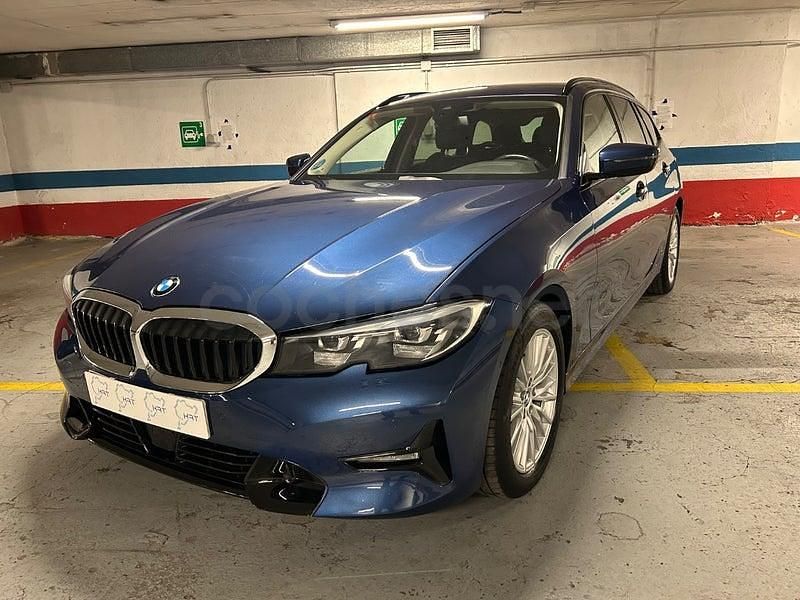 Usado BMW 320e Shadowline 190 CV (139 kW) 2021 Azul Familiar