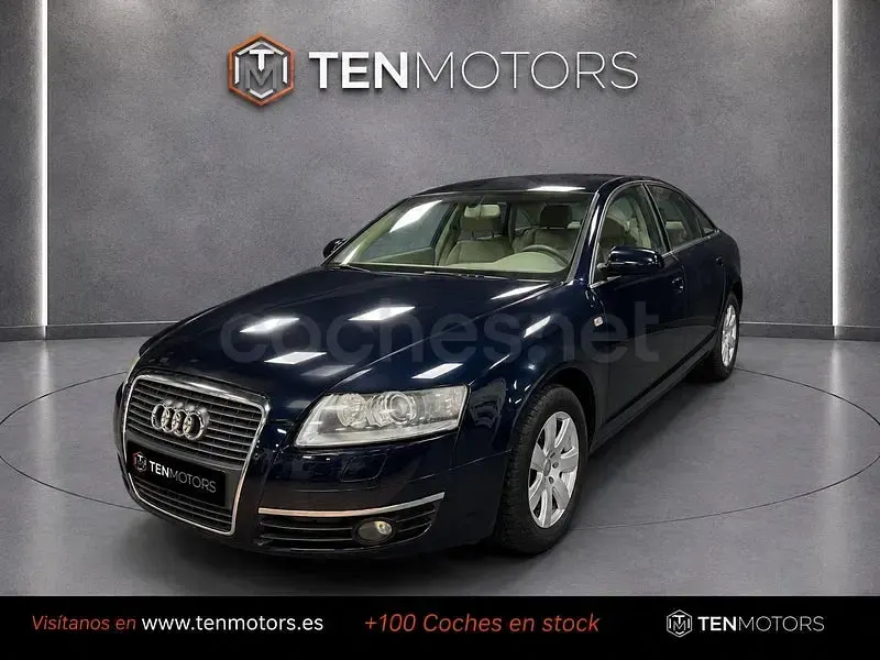 Usado Audi A6 140 CV (102 kW) 2007 Azul Berlina